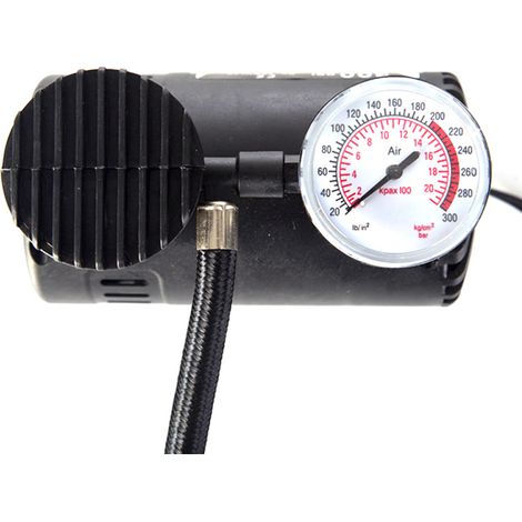 Mini pompe de gonflage électrique portable pour voiture, moto et ballon de basket-ball Gonfleur de pneus 300 PSI avec compresseur automatique (1/4)