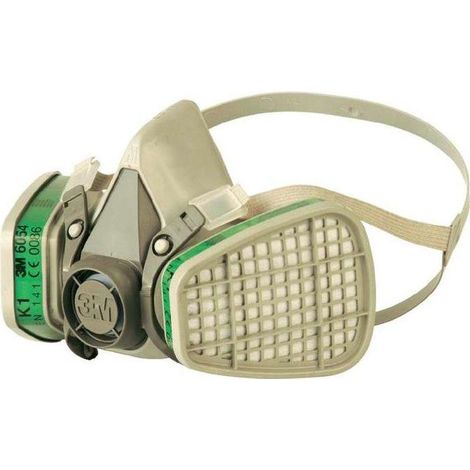 3m Série 6000 masque semi-rigide gris confortable