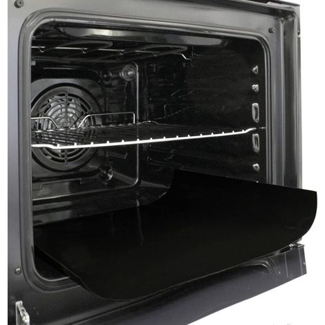Tapis de four antiadhésif (lot de 2) - Grand tapis de cuisson universel en téflon à convection, protecteur de fond de cuisinière, revêtement convection robuste et propre (40 x 50 cm) (1/5)