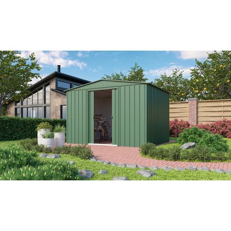 Globel Industries Gerätehaus "Gartenmanager Dream 1010", jade, 9,52 m², ohne Schleppdach (1/4)