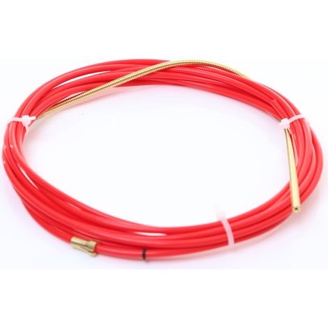 ELMAG PTFE-Seele 3 m rot, f. Alu-, Edelstahl u. Miglötdraht Ø 1,0 -1,2 mm, 1 Stk. Packung - SB (1/3)