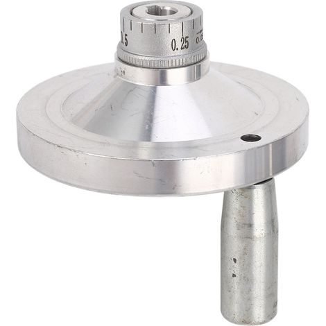 Handkurbel aus Aluminiumlegierung, Skala 0–1 mm, 80 mm Durchmesser mit Griffstück, für 210 8x16 220x400 220x600 220x750 (1/5)