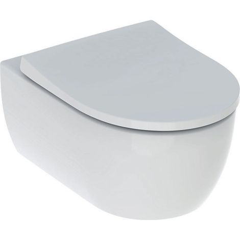 GEBERIT ICON WC Sospeso Rimfree con Sedile Slim Ammortizzato Bianco, Igiene e Comfort - 500.809.00.1 (1/5)