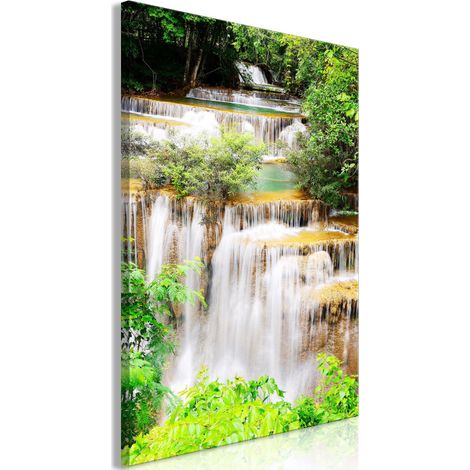 Tableau Imprimé "Paradise Waterfall" 80 x 120 cm (1/2)
