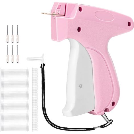 Pistolet de couture pour les vêtements,2en1 Pistolet de marquage de couture et pistolet de fixation de l'étiquette de prix au détail pour les vêtements avec 6aiguilles, 1000pcs0,2 "et 1000pcs 2"Barbs