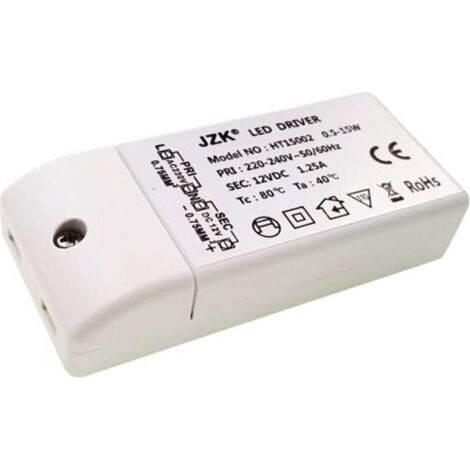 Entrée: 220-240V sortie: DC 12V 1.25A DC 15W, ampoule LED transformateur driver convertisseur conducteur alimentation de tension constante
