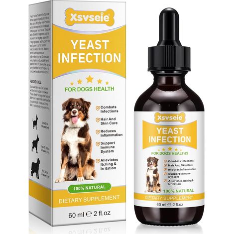 Traitement des infections fongiques pour chiens, traitement naturel pour les démangeaisons de la peau chez les chiens, infection fongique chez les chiens, problèmes d'allergie et d'inflammation (1/5)