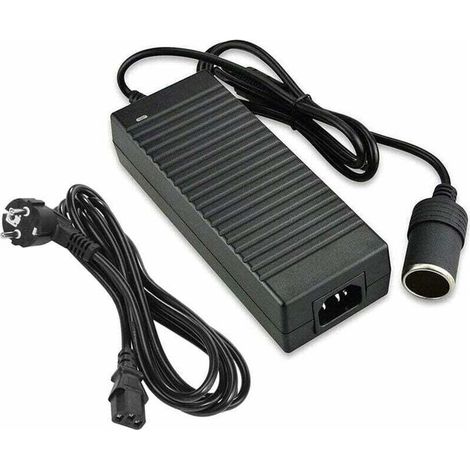 220V à 12V10A prise allume-cigare de voiture convertisseur de puissance domestique aspirateur de voiture adaptateur de réfrigérateur (1/5)