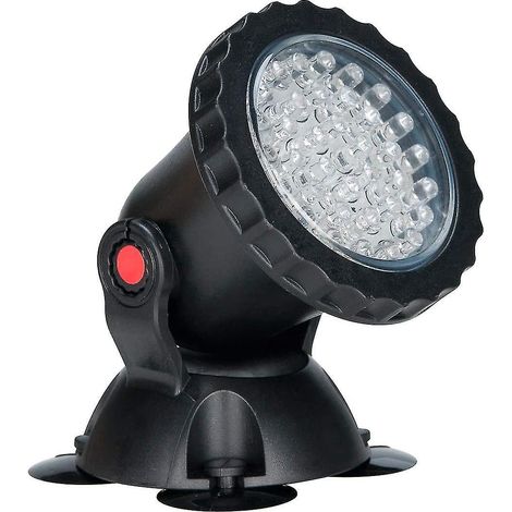 Wasserdichte RGB-Mehrfarben-Unterwasserstrahler für Aquarien mit Fernbedienung, für Gartenteiche, Aquarien und Schwimmbäder, UK-Stecker (4er-Set)