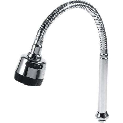 1 Edelstahl-304-Wasserhahn mit schwenkbarem Auslauf für Küchenspülen - Ersatzteil passend für G1/2-Anschlüsse