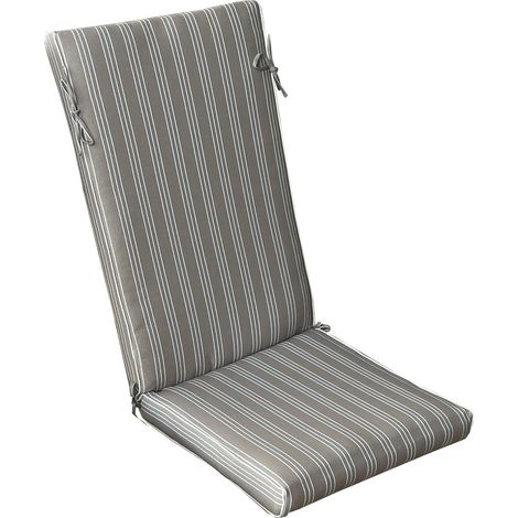 KING - cuscino alto con doppia cucitura idrorepellente a righe (1/2)