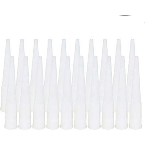 20 Pièces Cartouche Douilles Silicone Douilles embouts de Remplacement en Silicone Pointes Cartouche Cartouche Buses Buses(Diamètr (1/4)