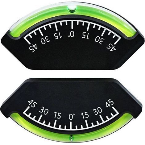 Niveau à bulle pour camping-car (lot de 2), inclinomètre pour voiture, niveau à bulle pour remorque (1/4)