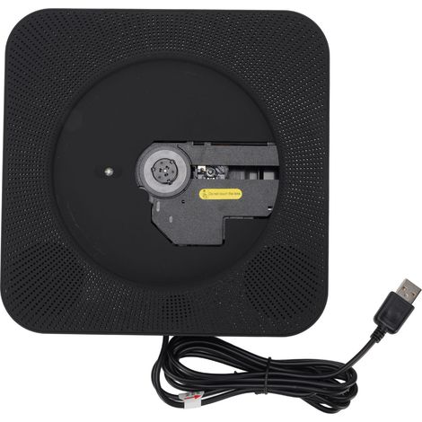 Lecteur CD de bureau extensible avec haut-parleur HiFi Bluetooth, minuterie, ports USB, SD et AUX, idéal pour les fêtes et la maison. (1/5)