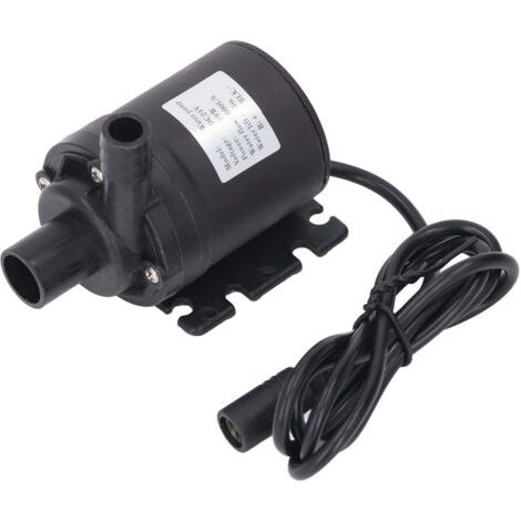 Pompe submersible 200 GPH (800 L/h) silencieuse pour fontaine, bassin et aquarium - Hauteur de refoulement : 5 mètres - 24 V CC (1/4)