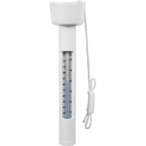 Schwimmendes Schwimmbadthermometer, wasserdichtes Whirlpoolthermometer mit Schnur für wasserdichte, leicht ablesbare Geräte, geeignet für Schwimmbäder und Spas im Innen- und Außenbereich.
