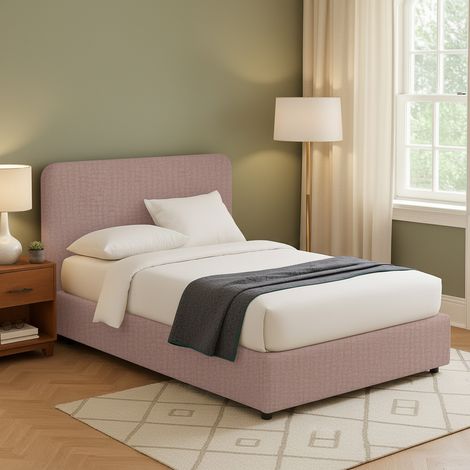 Cama Doble Bury, Desenfundable, Hecho en Italia, Rosa Antiguo (1/5)