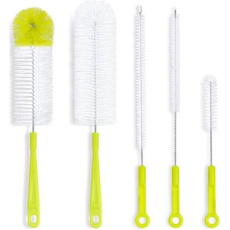 Bottle Brush Set - Long Handled Bottle Scrubber for Cleaning Narrow Neck Beer Bottles (1/5)