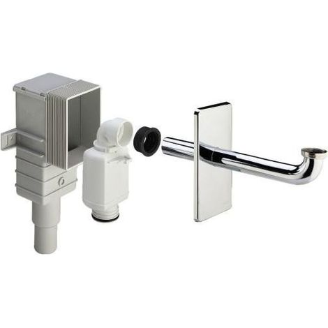 Waschtisch-Siphon 5/4"x50/40 Kunststoff, Unterputz, Chrom, Modell-Nr. 56331PL, Siphon für Behinderte (1/4)