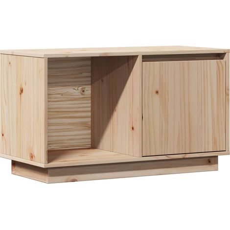 Maison Exclusive - TV-Schrank 74x35x44 cm Massivholz Kiefer (1/5)