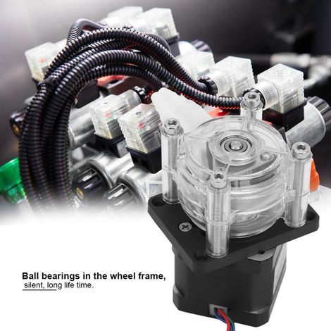 Pompe péristaltique à grand débit 6-30 V avec moteur pas à pas pour tube d'aspiration, idéale pour les aquariums et les laboratoires d'analyse d'eau. (1/5)