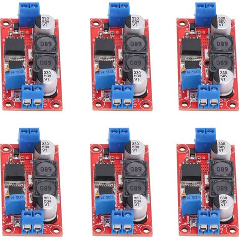 Module abaisseur CC (6 pièces) - Régulateur de tension réglable - Carte d'alimentation haute intensité 5-38 V à 1,25-36 V (1/5)
