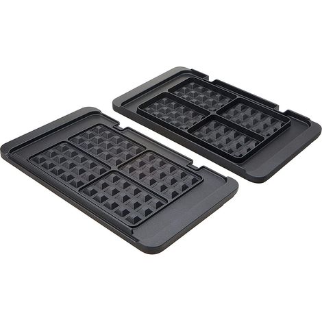 Set di 2 piastre di waffle (370 x 230 x 40 mm) con Delonghi 5517910011111111111111111111111111111111111111111111111111111111111