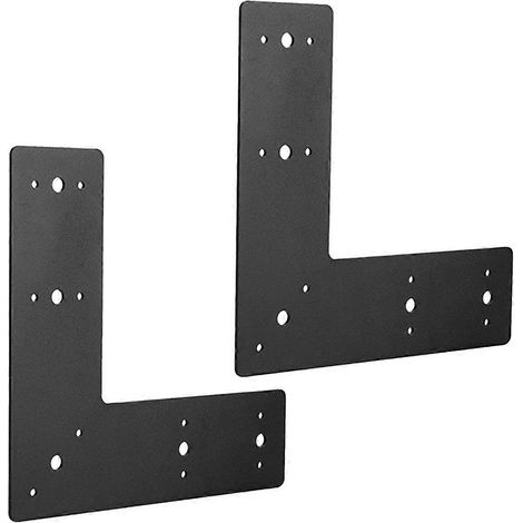 2 supports en L, connecteurs poteau-poutre revêtus (1/5)