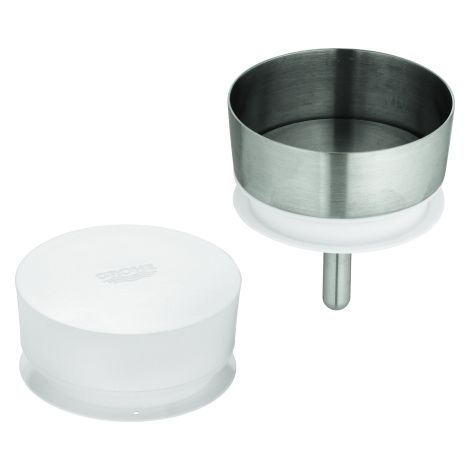 Deckelset GROHE Blue 40636 2 Deckel edelstahl/weiß (1/3)