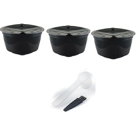 Réutilisable café dosette pour DOLCE GUSTO café machines avec brosse et cuillère espresso capsule tasse filtre A