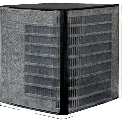 Funda para aire acondicionado, material impermeable, ajuste regulable, 32x32 pulgadas, tipo C (1/2)