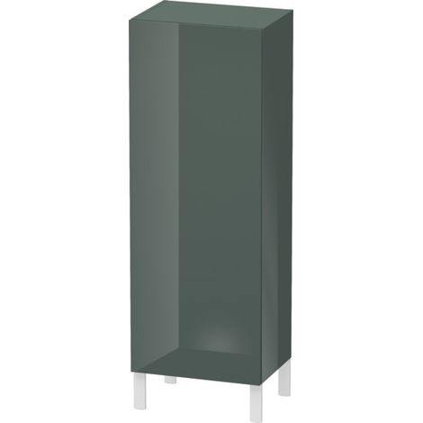 DU Halbhochschrank L-Cube 363x500x1320mm 1 Tür, TA li., dolomiti grey hochglanz (1/5)