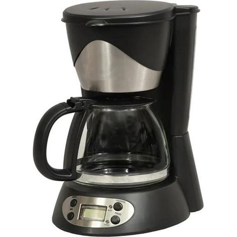 Kitchen Chef Cafetera KSMD230T negro e inox 0,7 L