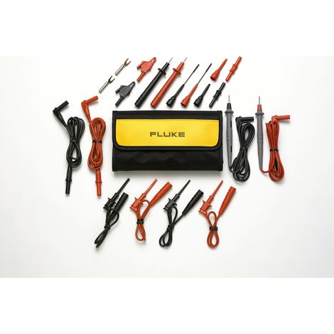 Fluke TL81A Juego de Cables de Medición Seguridad Negro Rojo