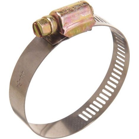 Collier de serrage à vis sans fin inoxydable Papillon 13 - 24x36 mm.