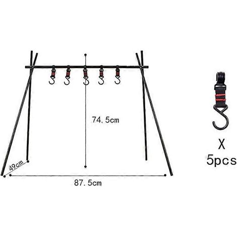 Support de suspension pour camping extérieur 2022 / Trépied en aluminium pour barbecue