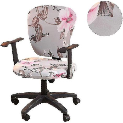 Housse de chaise de bureau universelle lavable (housse de chaise uniquement) (1/5)