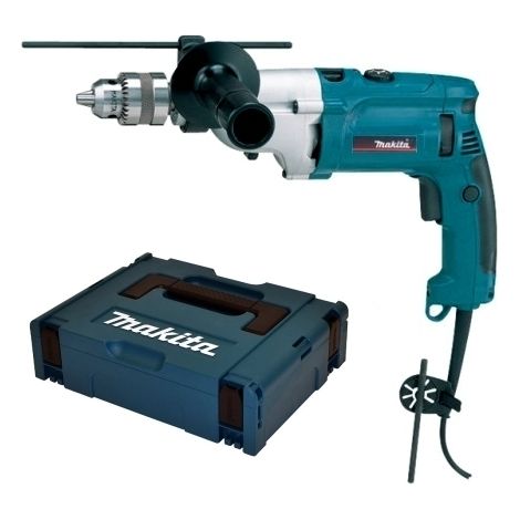 Trapano elettrico a percussione 1010W autoserrante 13mm con valigetta MAKPAC Makita - HP2071FJ