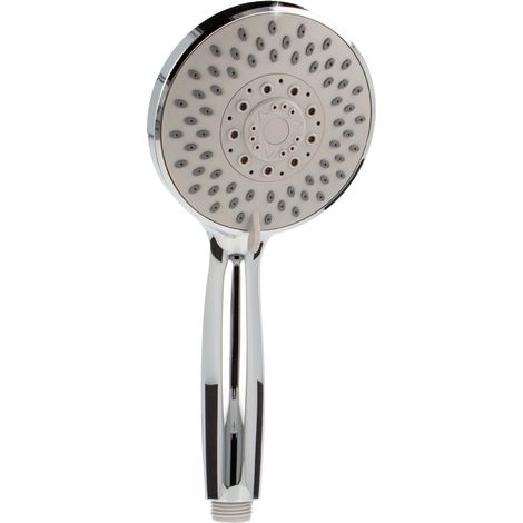 tecuro Handbrause ew-120 mit 5-Funktionen - Ø 120 mm mit Antikalkdüsen, verchromt (1/5)