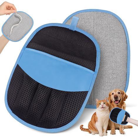 1 Gant Anti-Poils, Technologie Électrostatique, Brosse Magique, Pour Chats Et Chiens, Nettoyage Meubles (1/5)