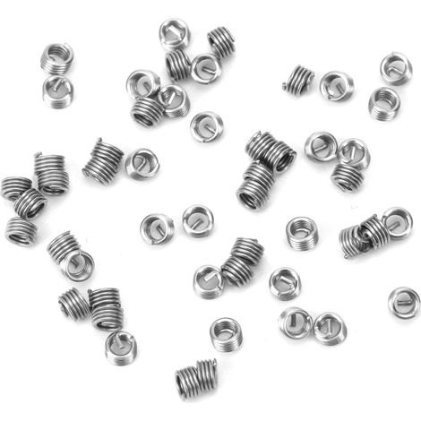 50 inserts filetés pour réparation de fil, manchons de protection, réducteurs et écrous de fixation M1,6 x 0,351,5D (1/5)