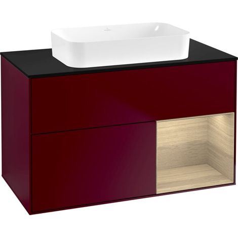 Villeroy & Boch F662PCHB Meuble sous-lavabo Finion F66 (1/2)
