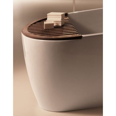 AQUATECH Baignoire 375001 Etagère en teck (1/2)