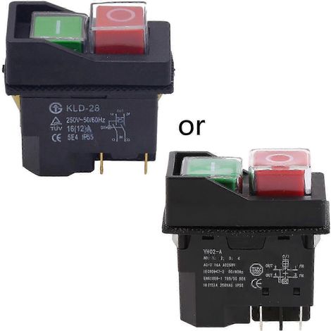 Interrupteur de sécurité électromagnétique 4 broches KLD-28 pour coupe-légumes et trancheuse électriques (1/5)