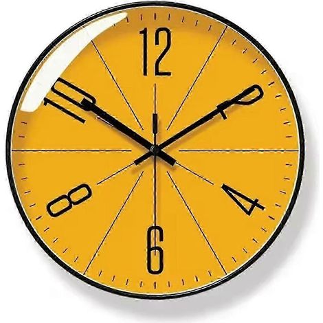 Horloge murale nordique simple 2025, style moderne et silencieux, 30 cm (12 pouces). (1/5)