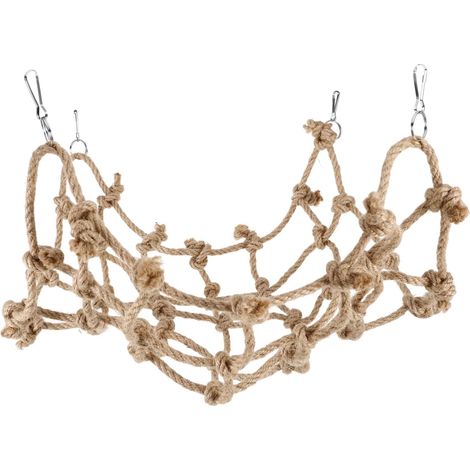 Hanging Climbing Net for Parrots, Wear-Resistant Toy (1/5)