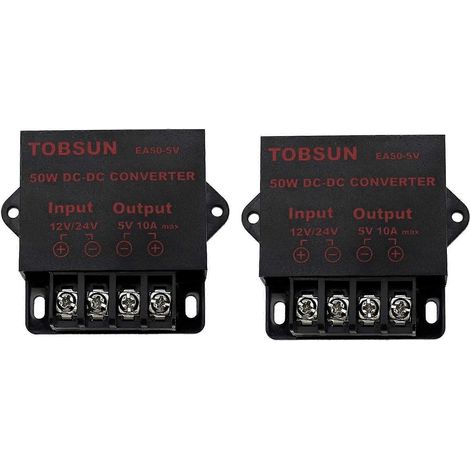 DC-Transformator für Auto-LED-Werbebildschirm 2x24V/12V bis 5V 10A 50W (1/5)