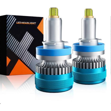H11 LED-Scheinwerferlampen, IP68 wasserdicht, 6000K, 100W, 2er-Pack