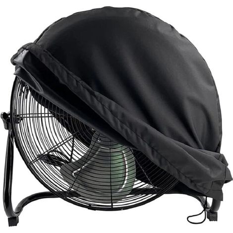 Housse de protection anti-poussière pour ventilateur électrique industriel, résistant au soleil et à l'eau (1/4)