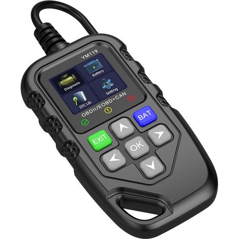 Probador OBD para automóviles, prueba de batería, diagnóstico de fallas automotrices YM119
